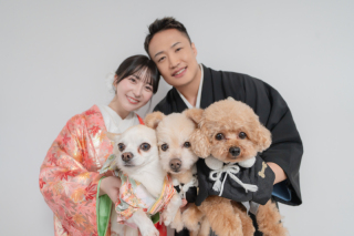 ドレス2着・和装1着