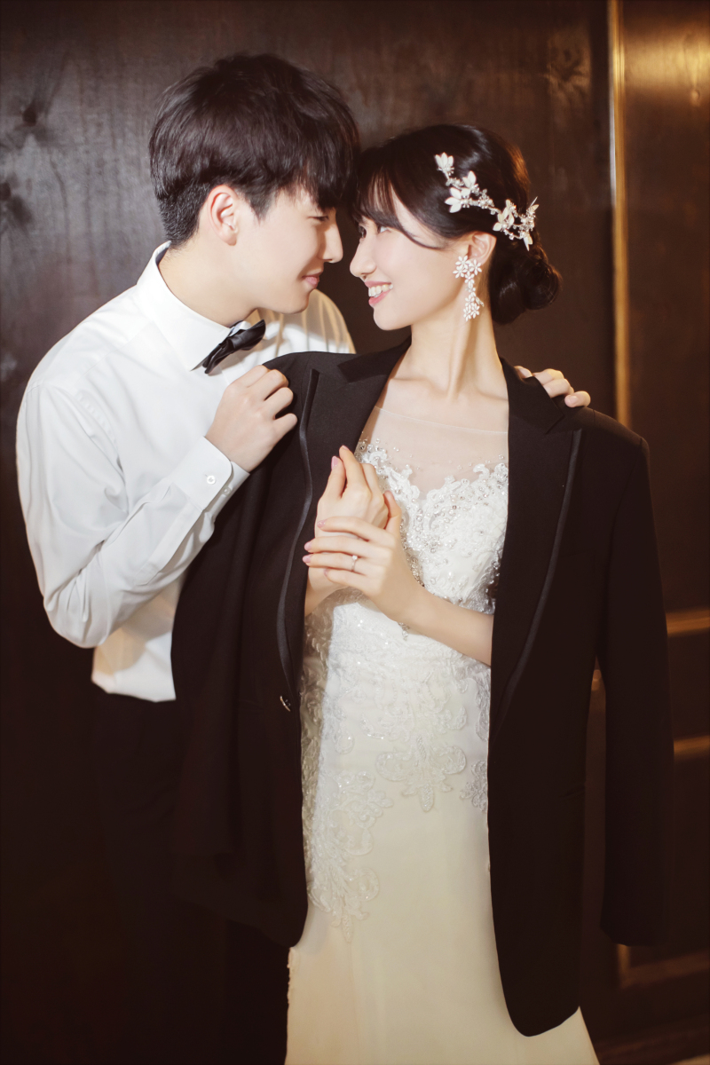 ジャケットをかけて♡