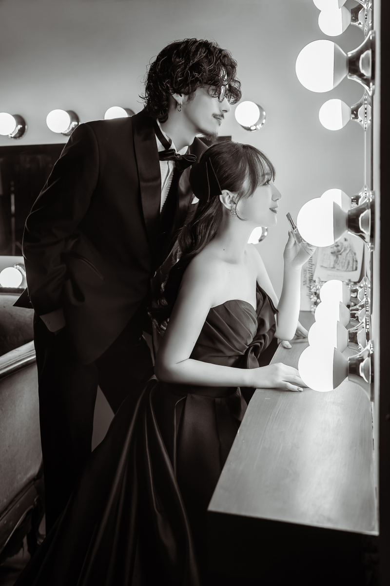 鏡前からスタート♪