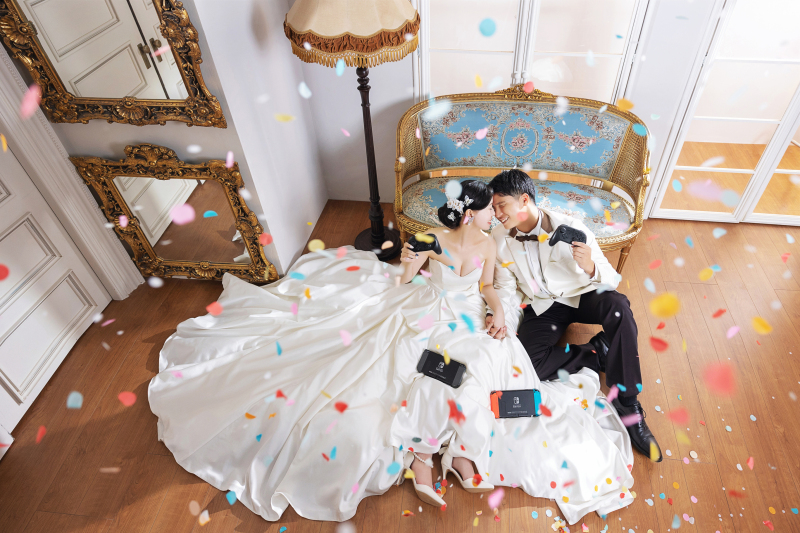 最後はコンフェッティも