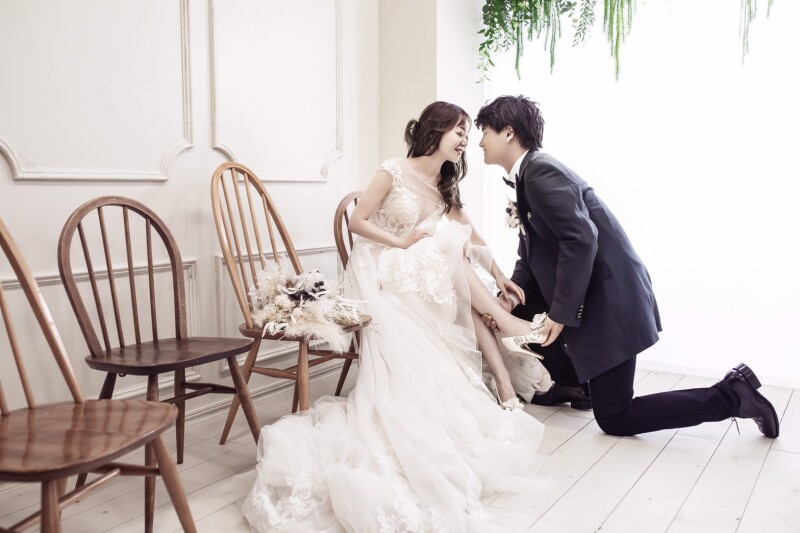 鼻と鼻を近づけて♡