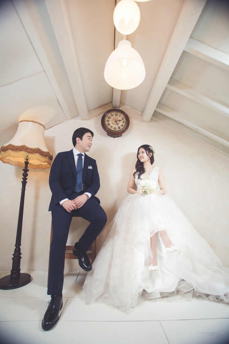 シンプルなドレスで♫