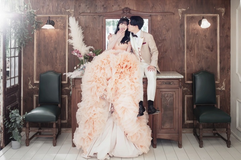 カラードレスで♡