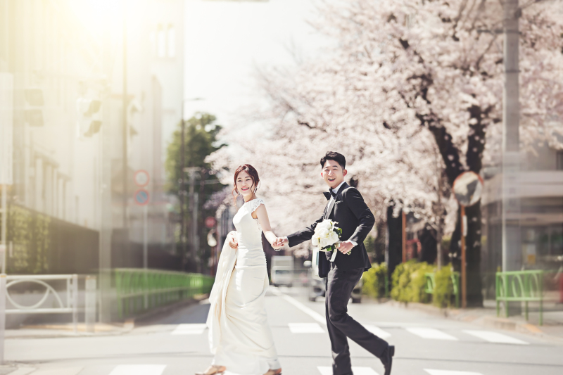 横断歩道でのシーン♡