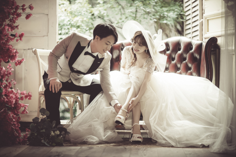 新郎様のエスコート