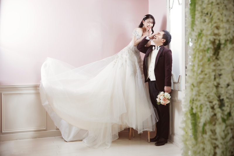 ドレスをなびかせて♡