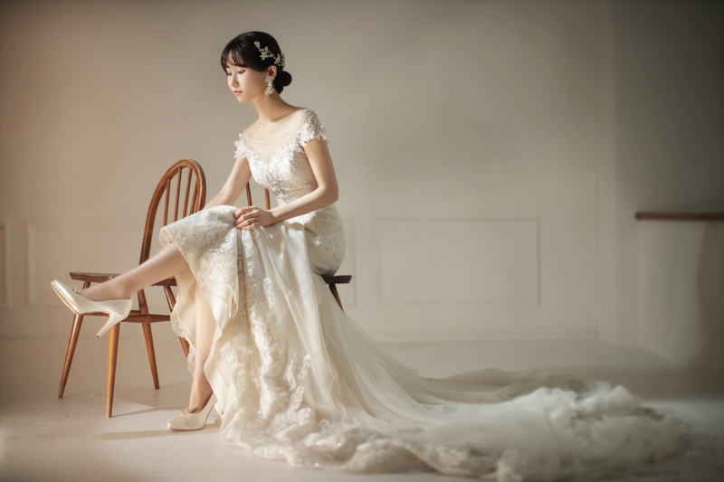 靴を見せながら♡