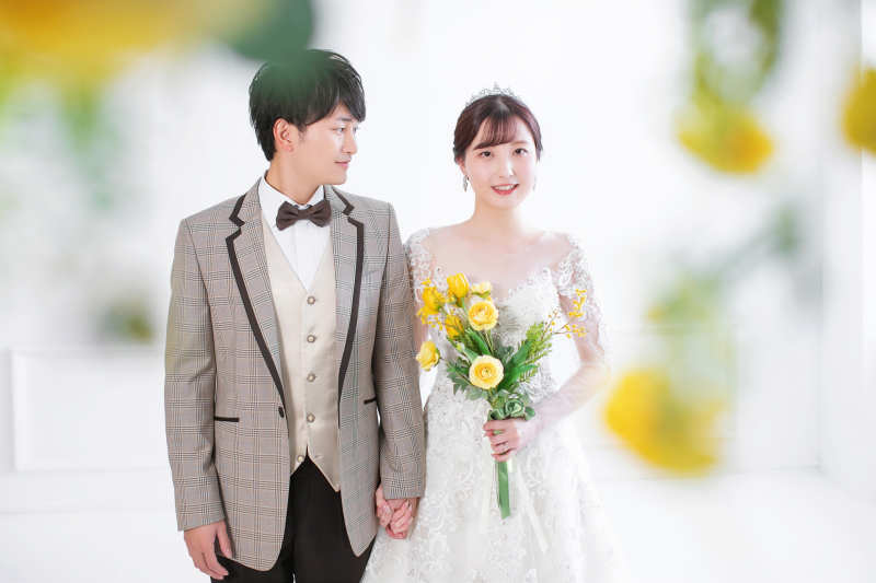 お花に囲まれて♪