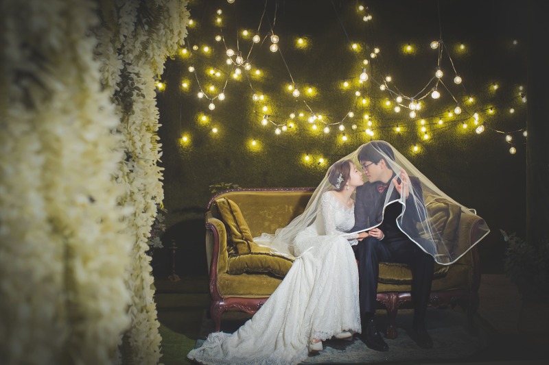 イルミネーションとベール