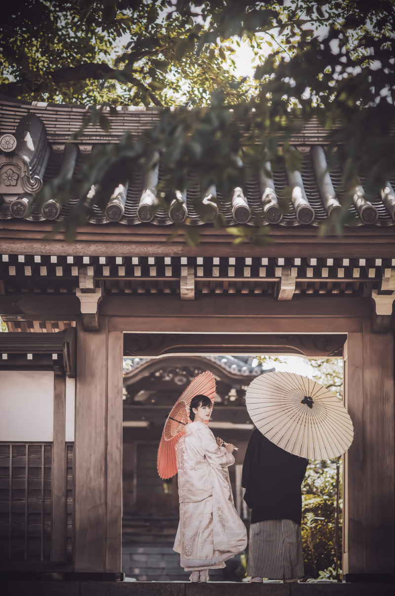 和装に着替え、違った雰囲気での撮影