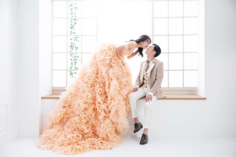 カラードレスで♡