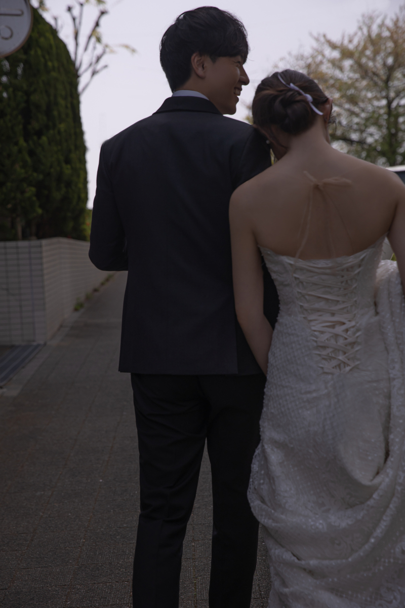 後ろ姿もワンカット♪