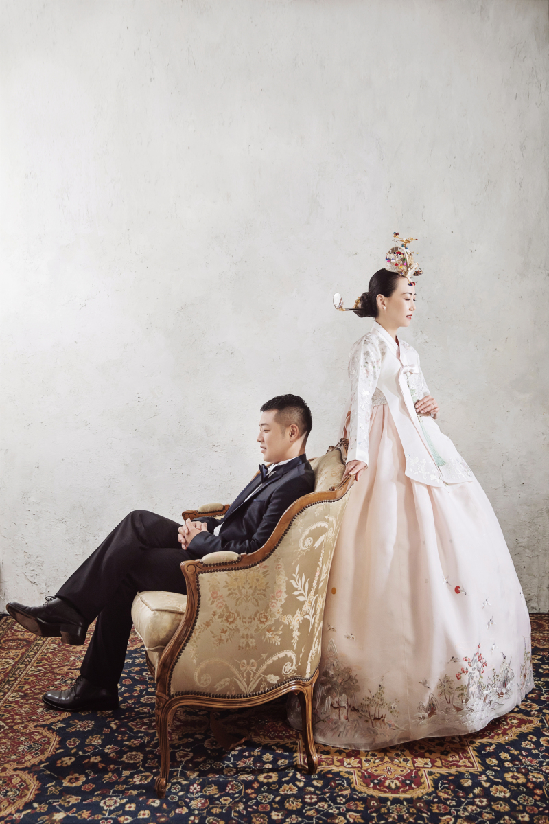 背中合わせで♡