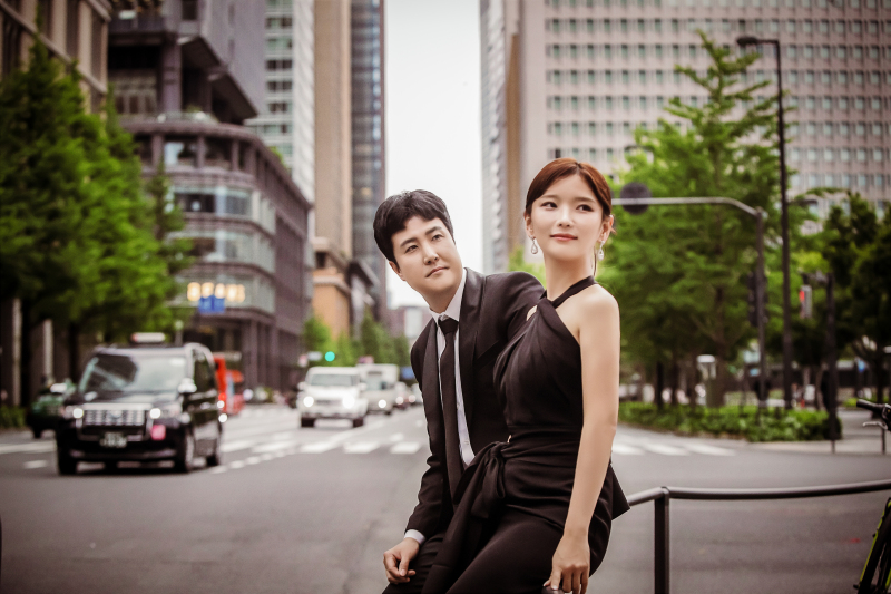 ロータリー前で