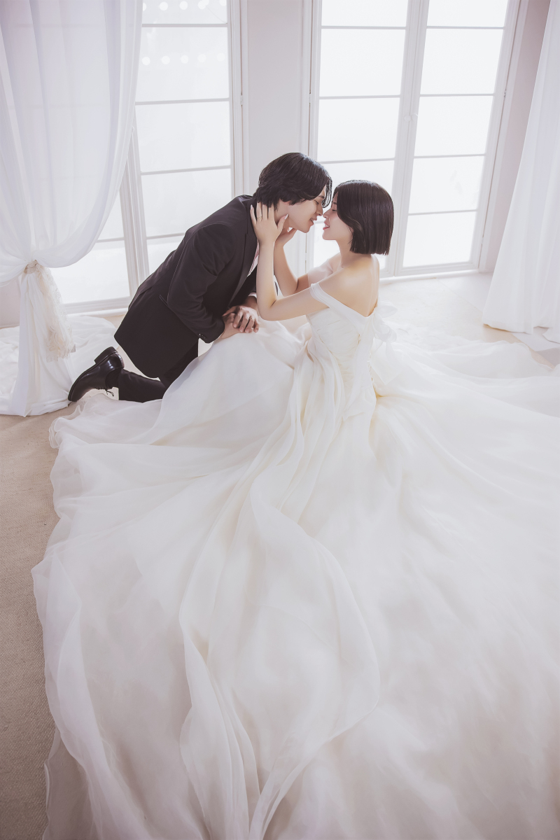 ひざまずいて・・・♡