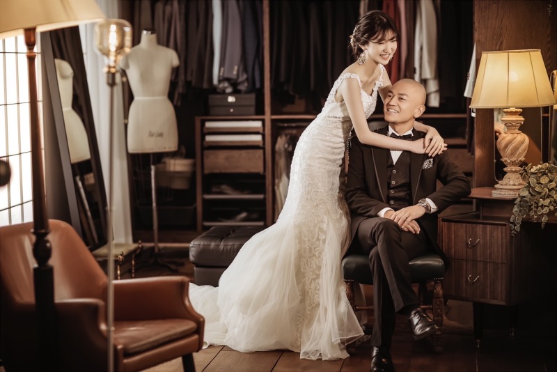 後ろからハグ♡