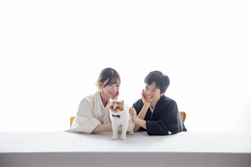 和装1着・ドレス1着・ペット撮影