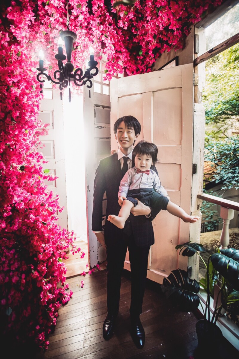 パパとツーショット♪