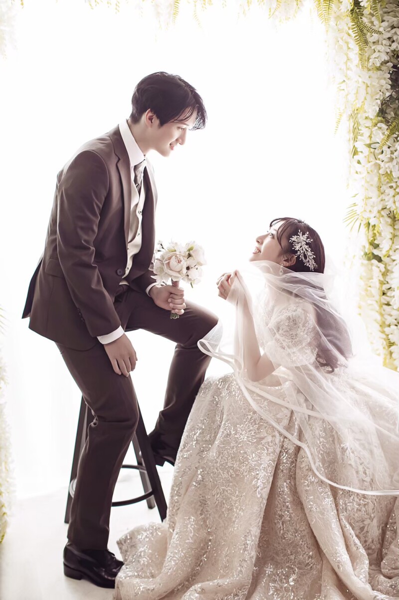 ベールに包まれた新婦様