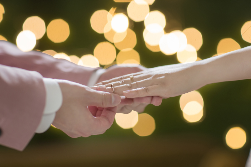 キラキラな指輪シーン♡