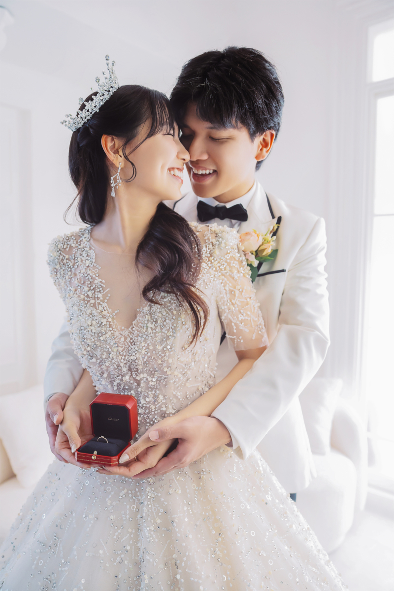 指輪ボックスも一緒に