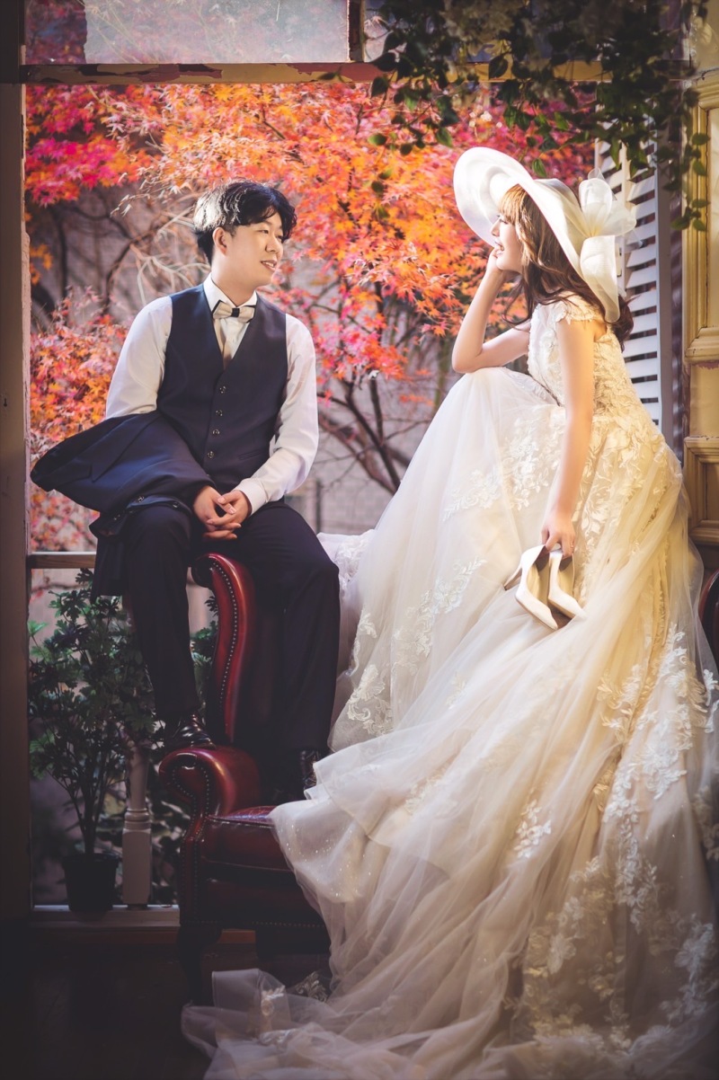 紅葉が綺麗な時期に