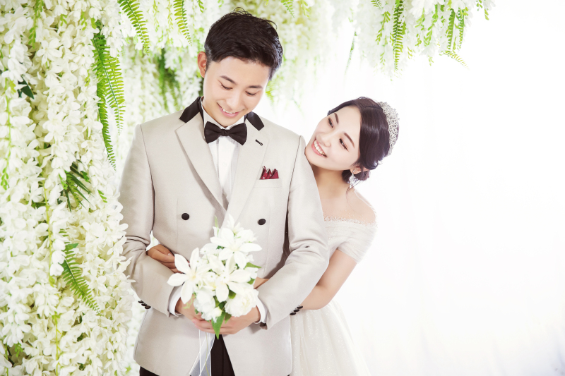 後ろからハグ♡