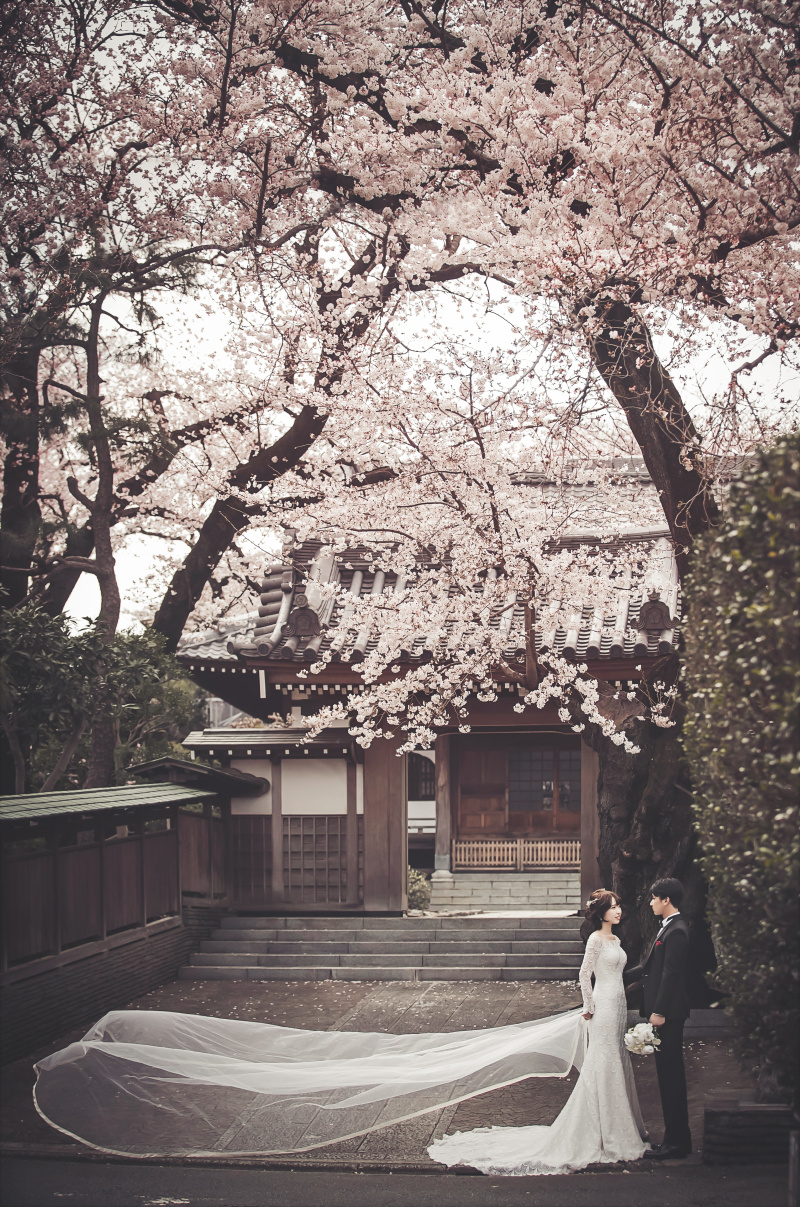 ベールを使って♡