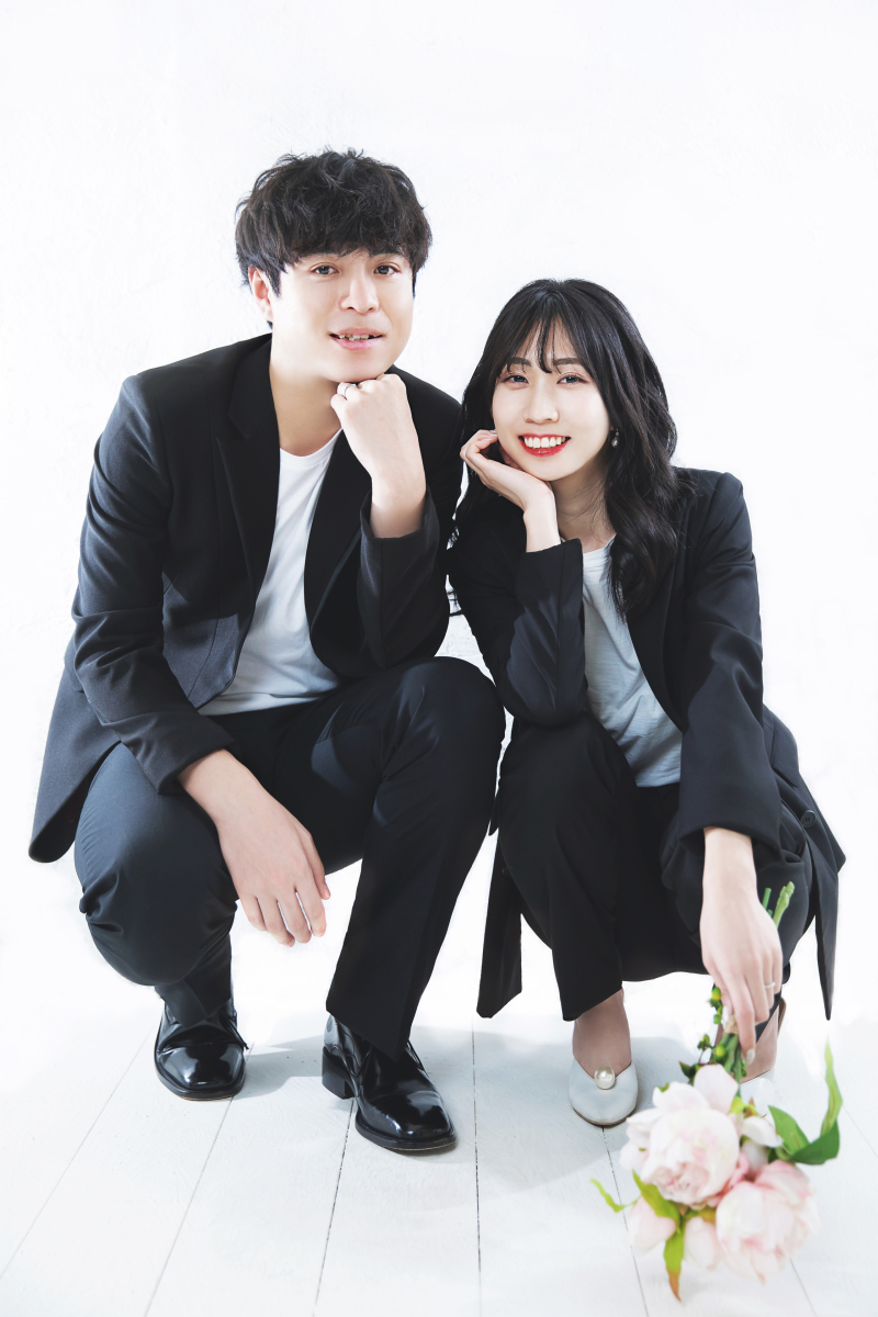 ふたりで座って♡