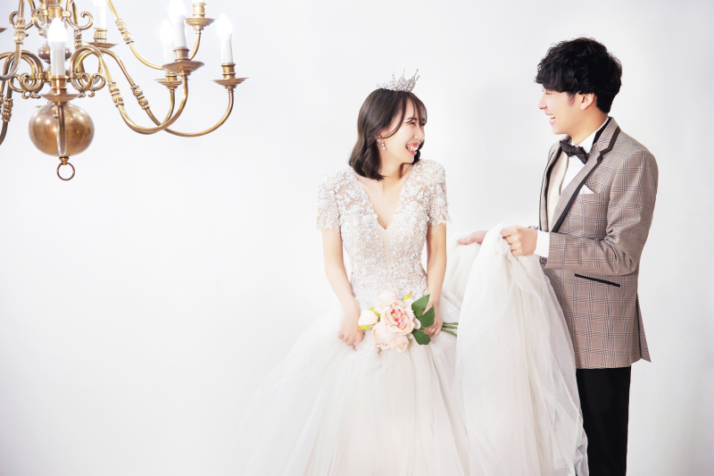 ドレスを持って♡