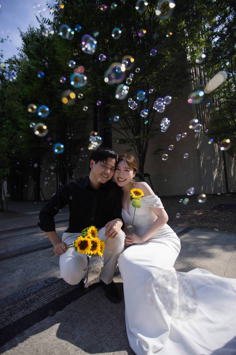 シャボン玉カット♪