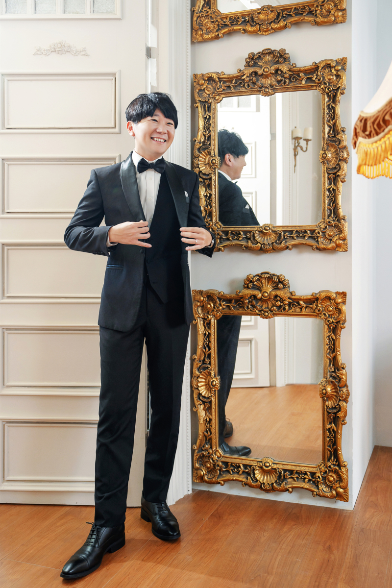 ご新郎様のソロカットも