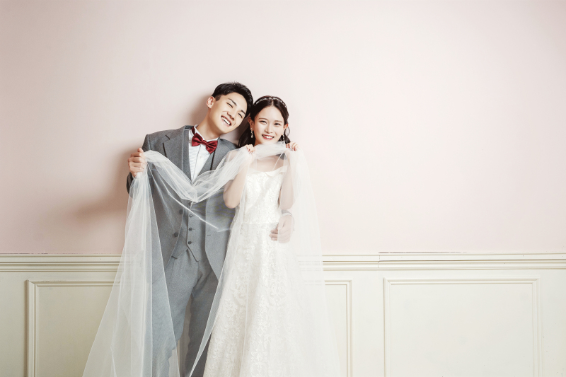 ベールで遊びながら♡