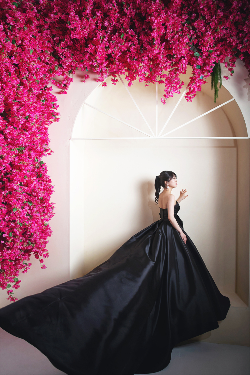 黒ドレス撮影♡