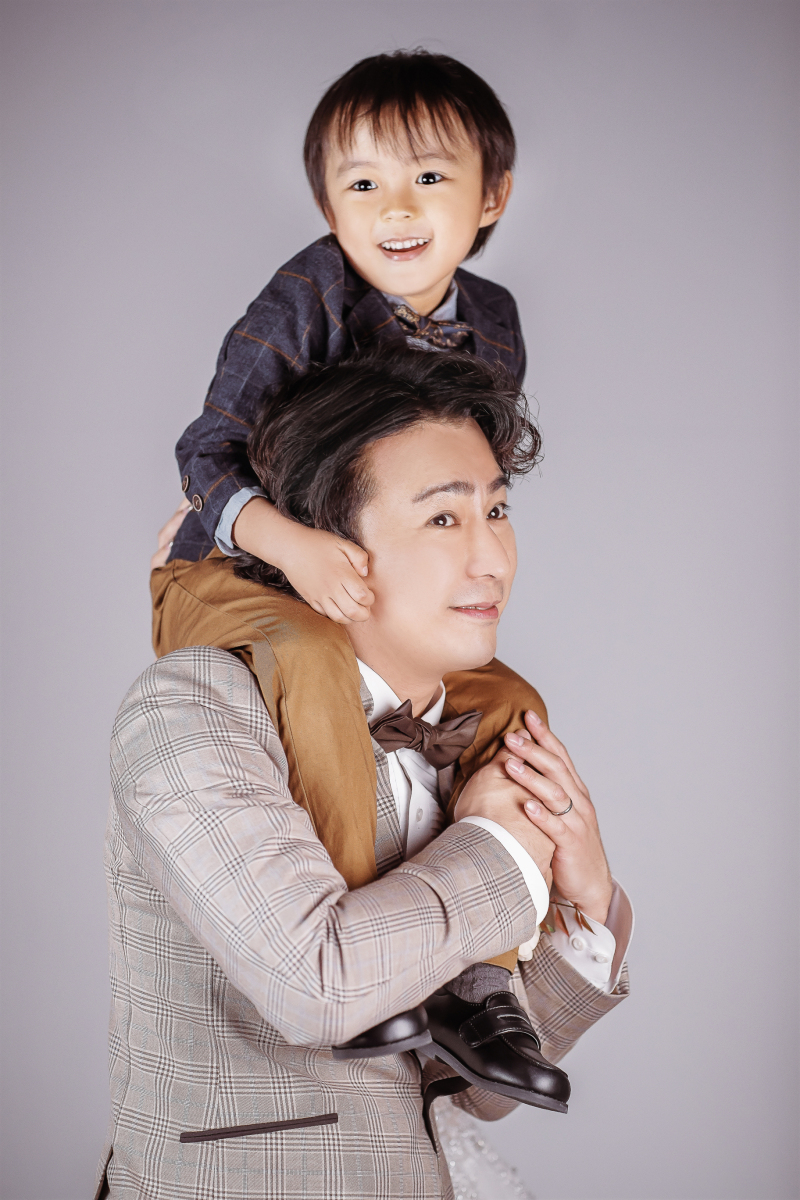 パパとツーショット