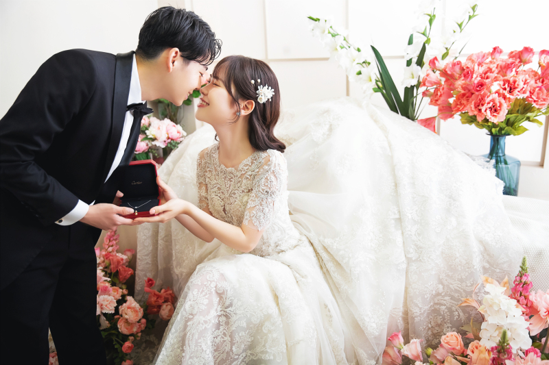 2つのスタジオ+近隣ロケ合計4着