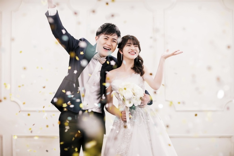 コンフェッティと♡