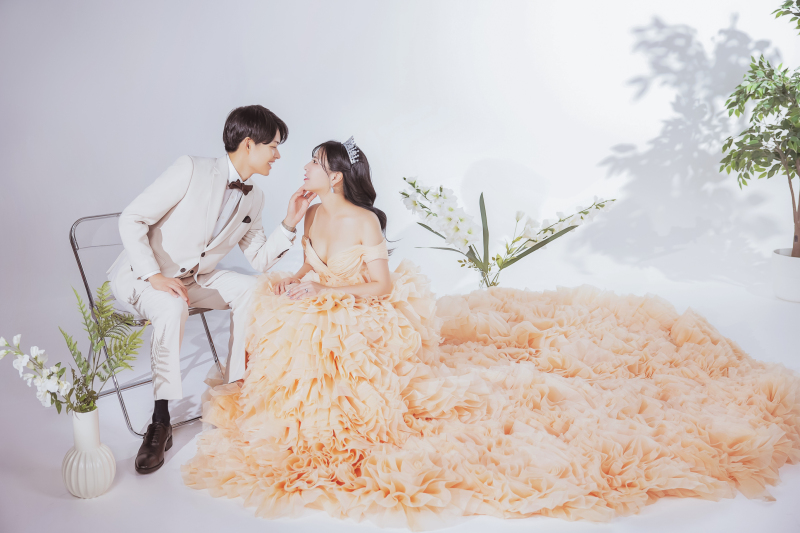 ふわふわのドレス