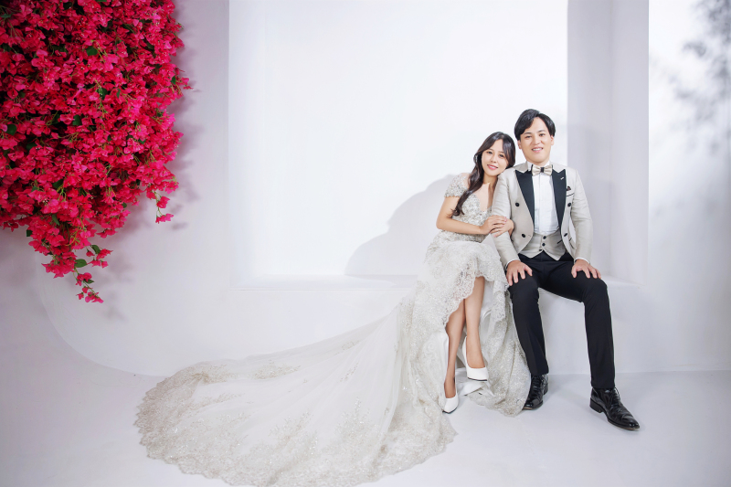 肩に寄りかかって・・・♡