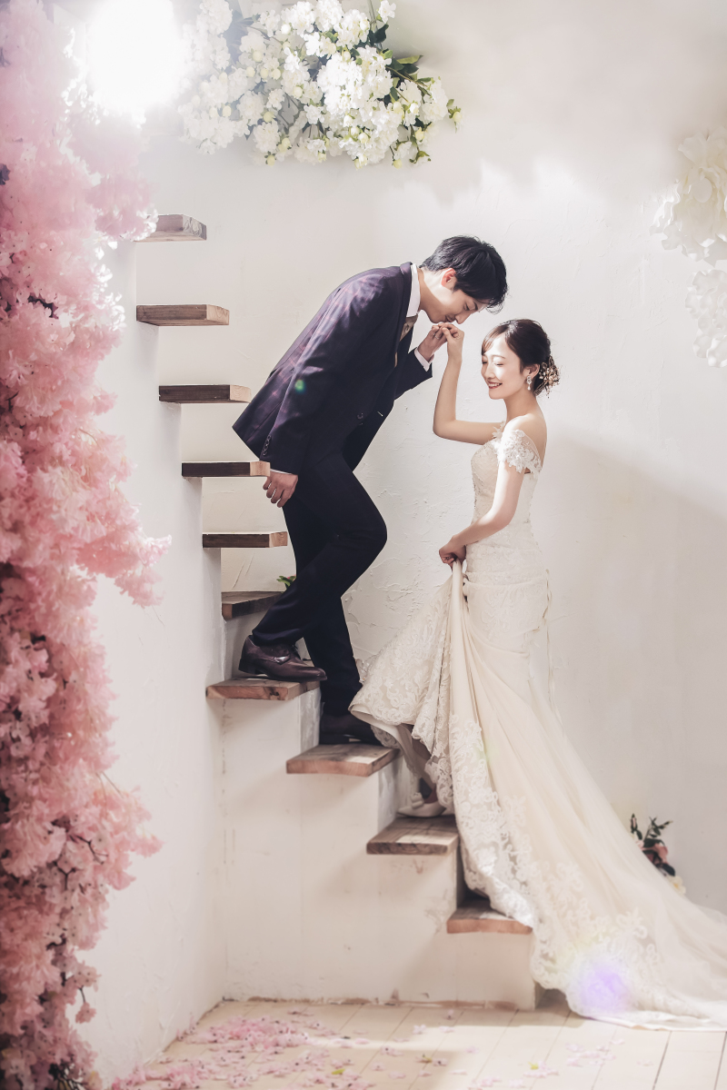 カジュアル1着・ドレス2着撮影