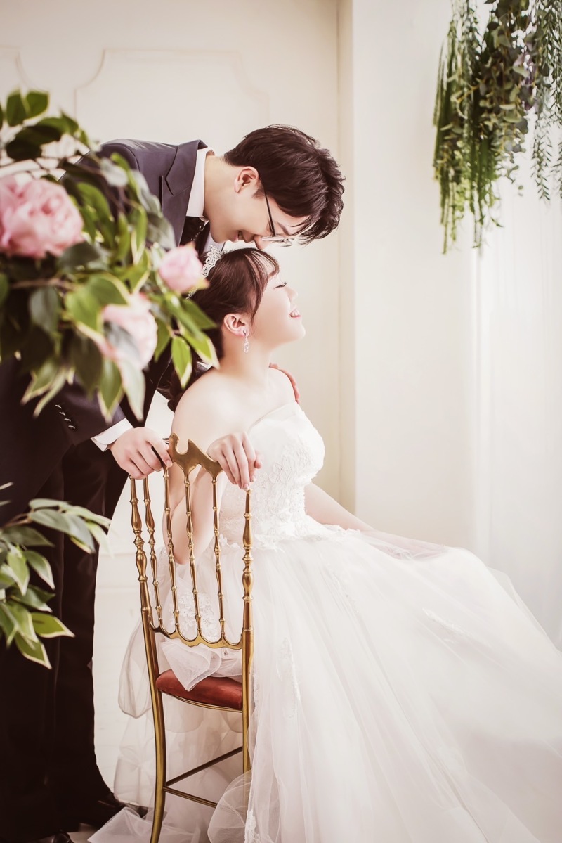 おでこにキス♡