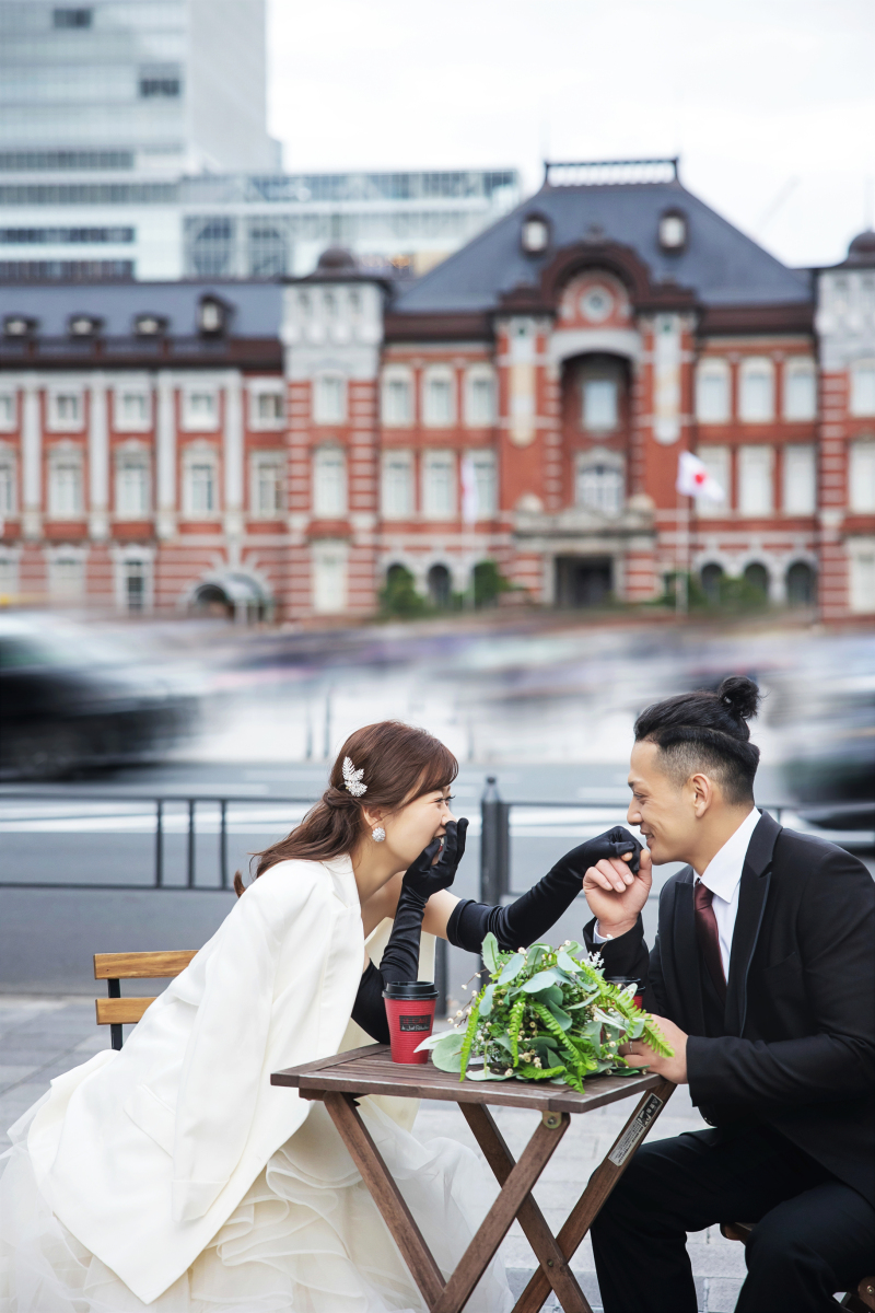東京駅前で★☆