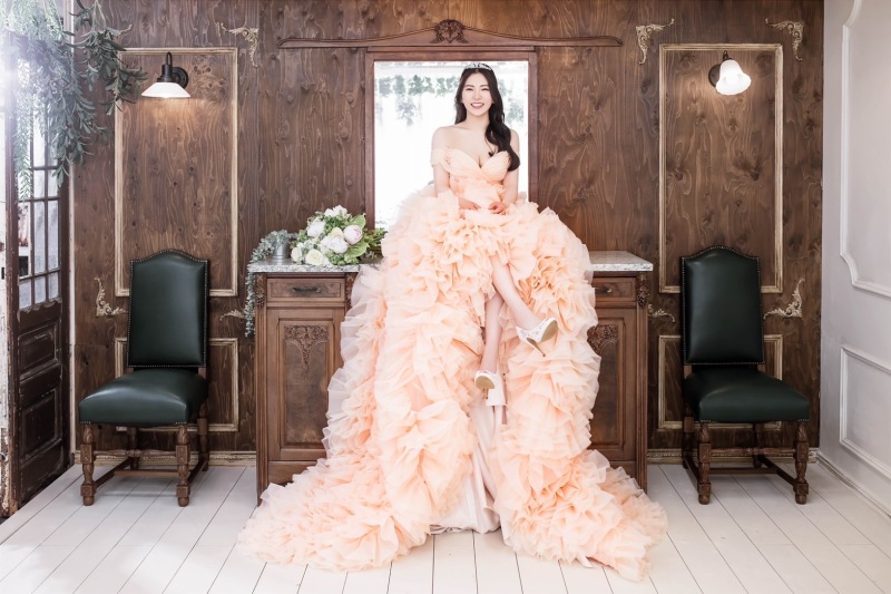 カラードレスで♡