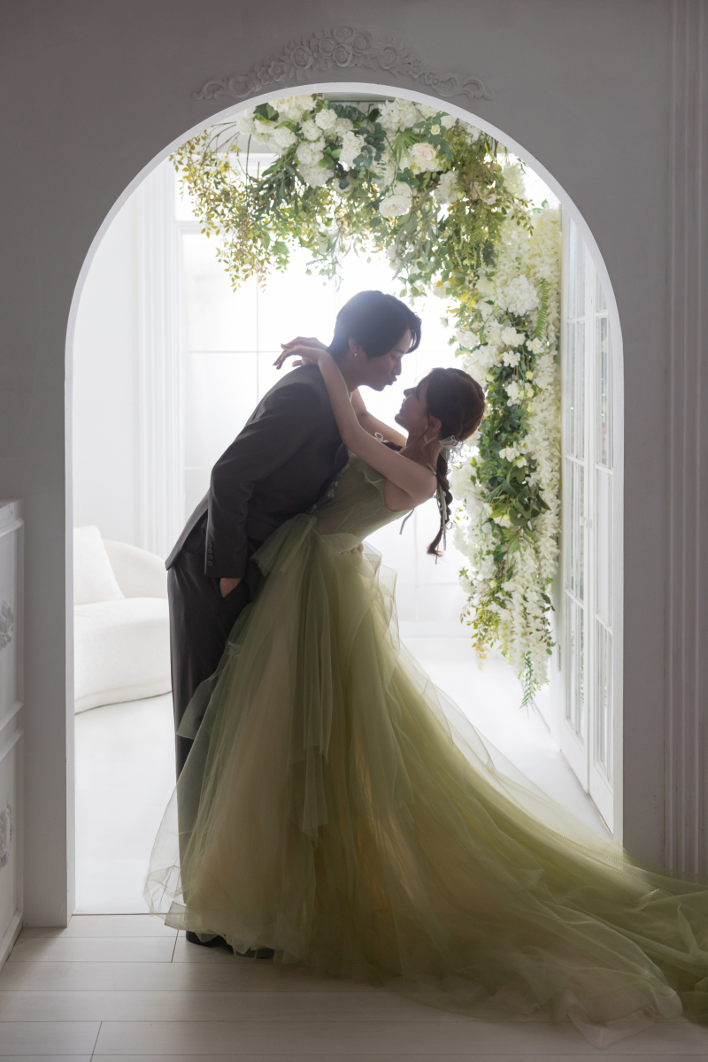 アーチでシルエット風に♪