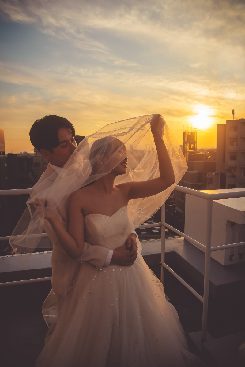 ラストは夕日と一緒に