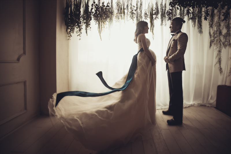 シルエット撮影