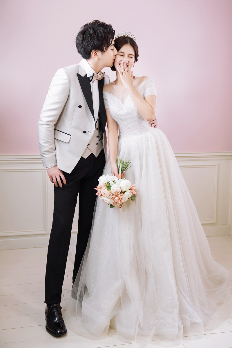 ほっぺにキス♡