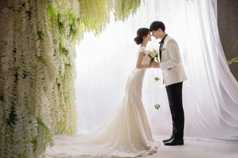 鼻と鼻をくっつけて♡