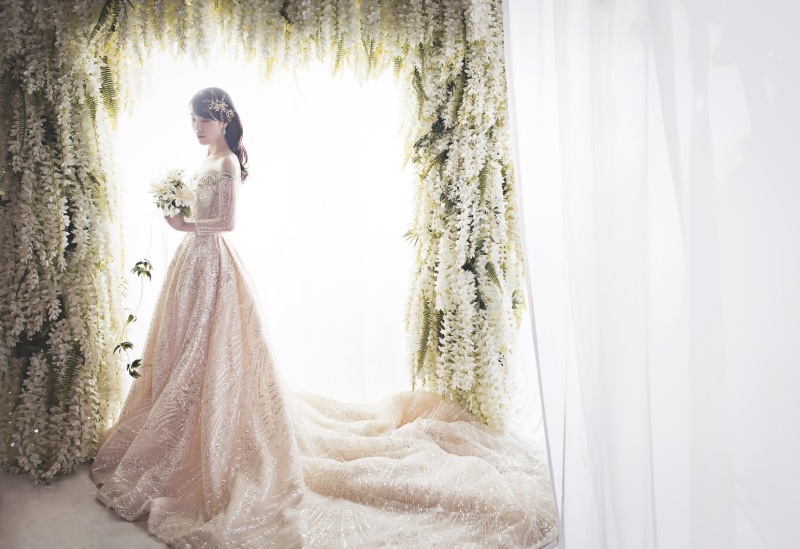 ドレス2着目撮影スタート