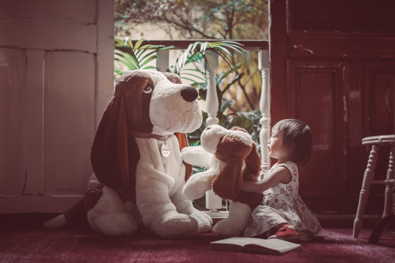 ドレスチェンジの合間に、お子様ソロのお写真も！